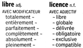 Reproduction d'extraits du Petit Druide des cooccurrences